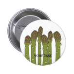 Asparagus Spears Vegetable Lover Veggies Buttons