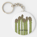 Asparagus Spears Vegetable Lover Veggies Keychain