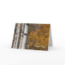 Aspen Alley In Fall Orange Greeting Cards