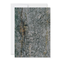 Aspen bark, yellow and grey personalized invite