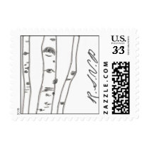 Aspen Birch RSVP Postage