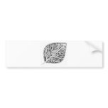 Aspen Frost Leaf Bumper Sticker