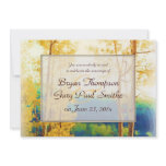 Aspen Glow WEDDING invitation