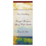 Aspen Glow WEDDING Program Personalized Rack Card