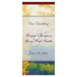Aspen Glow WEDDING Program Personalized Rack Card