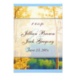 Aspen Glow Wedding RSVP Personalized Invite