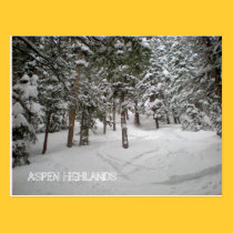 ASPEN HIGHLANDS POSTCARD postcards