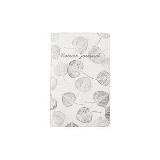 Aspen Leaf Print Nature Journal