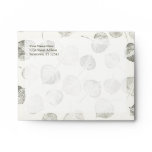 Aspen Leaves Black and White Envelope