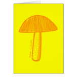 Aspen Mushroom Doodle Art Greeting Cards