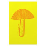 Aspen Mushroom Doodle Art Personalized Stationery