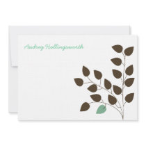 Aspen Note Card invitations by InkwellDesignStudio Aspen Note Card invitations