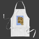 Aspen - Shar Pei Dog Art Apron