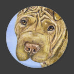 Aspen - Shar Pei Dog Art Fridge Magnet