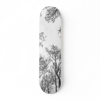 Aspen Skateboard Deck - White Night by acfeist
