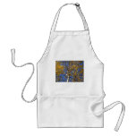 Aspen tree looking up through yellow leaves. aprons