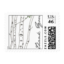 Aspen Tree Thank You Stamp