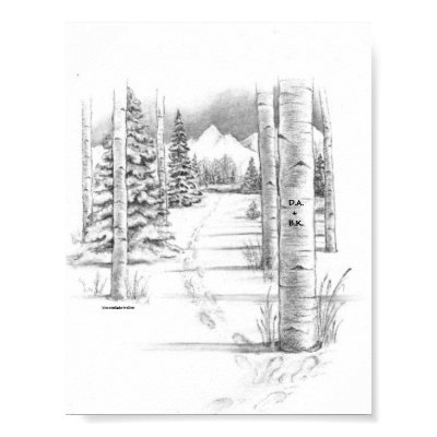 Aspens in Winter  Posters by Moonlight_Hollow