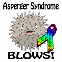 Asperger Syndrome Blows Awareness Design Photo Cut Out