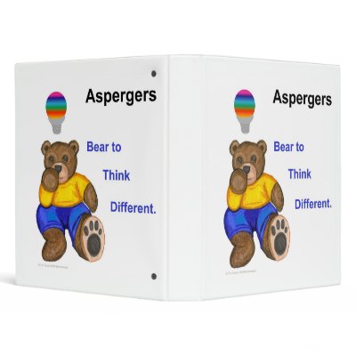 Aspergers Bear Binder by starhorsepax