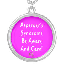Asperger's Syndrome Be Aware and Care! Necklaces