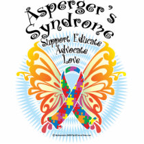 Asperger's Syndrome Butterfly 3 Cut Out