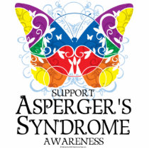 Asperger's Syndrome Butterfly Photo Cutouts