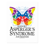 Asperger's Syndrome Butterfly Postcard Asperger's Syndrome Butterfly Postcard