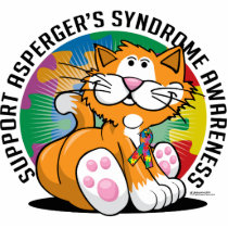 Asperger's Syndrome Cat Cut Out