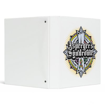 Asperger's Syndrome Celtic Cross Binders by fightcancertees