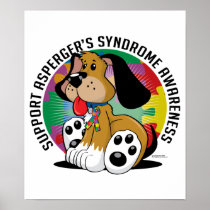 Asperger's Syndrome Dog Poster
