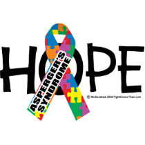 Asperger's Syndrome Hope Acrylic Cut Outs