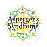 Asperger's Syndrome Lotus Stickers