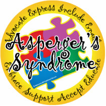 Asperger's Syndrome Puzzle Pin Photo Cut Out