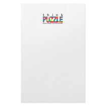 Asperger's Syndrome Think PUZZLE Stationery