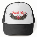 asphalt angel trucker hat
