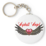 asphalt angel keychain