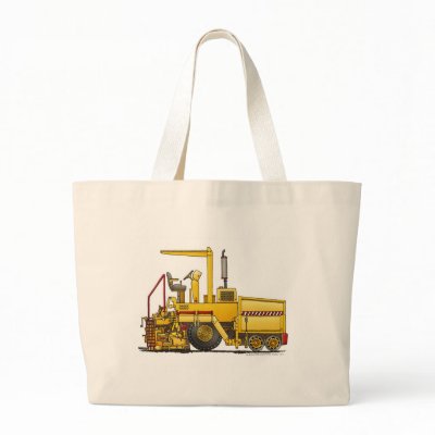 Asphalt Paving Machine Construction Bags/Totes by art1st