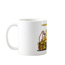 Asphalt Paving Machine Construction Mugs by art1st Asphalt Paving Machine Construction Mugs