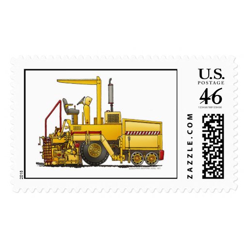 Asphalt Paving Machine Construction Stamps