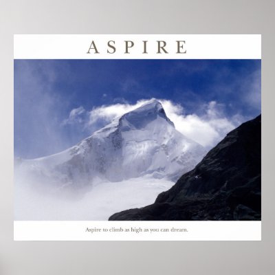Aspire - Mt Aspiring Print by bhorisk