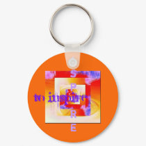 "Aspire to Inspire" Keychain
