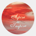 "Aspire to Inspire" Sticker stickers