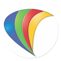 ASPnix 1" Stickers White