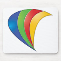 ASPnix Flower Mousepad White