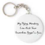 Ass Kicking Flying Monkey Keychains