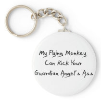 Ass Kicking Flying Monkey Keychains