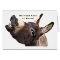 Ass Kiss Greeting Cards