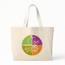 Assalamu 'alaikum - Arabic calligraphy Canvas Bag