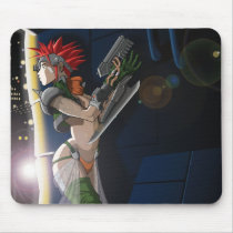 Assassin Girl Mouse Pad mousepads by dreamcometrue Assassin Girl Mouse Pad mousepads